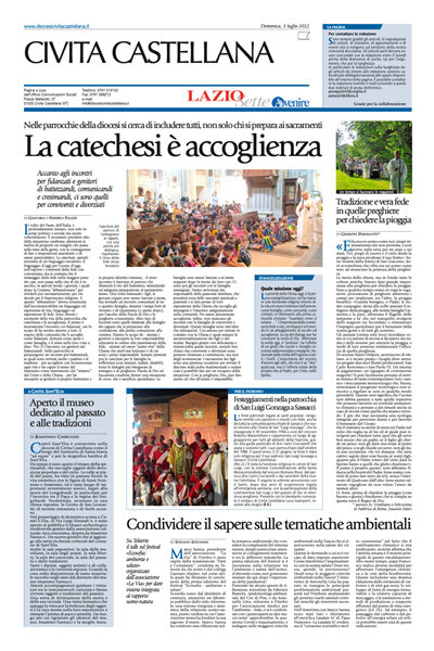 Avvenire - pagina diocesana del 03/07/2022